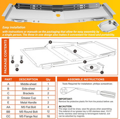 Grease Tray Replacement for Dyna Glo, Dynaglo, Nexgrill & Expert Grill Parts – U