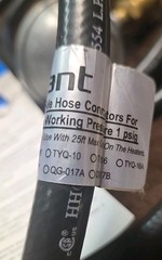 10′ LP Propane Gas Hose Assembly 1-PSI Fixed Regulator Soft Nose 5/16″ NO238554