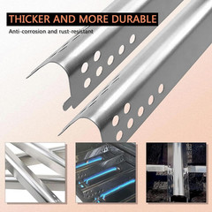 Grill Replacement Parts for Charbroil Performance 2 Burner Tubes & Heat Plates
