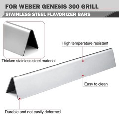 Genesis E-330 Grill Replacement Parts 4 Burners for Weber Genesis S-330 E-310 EP