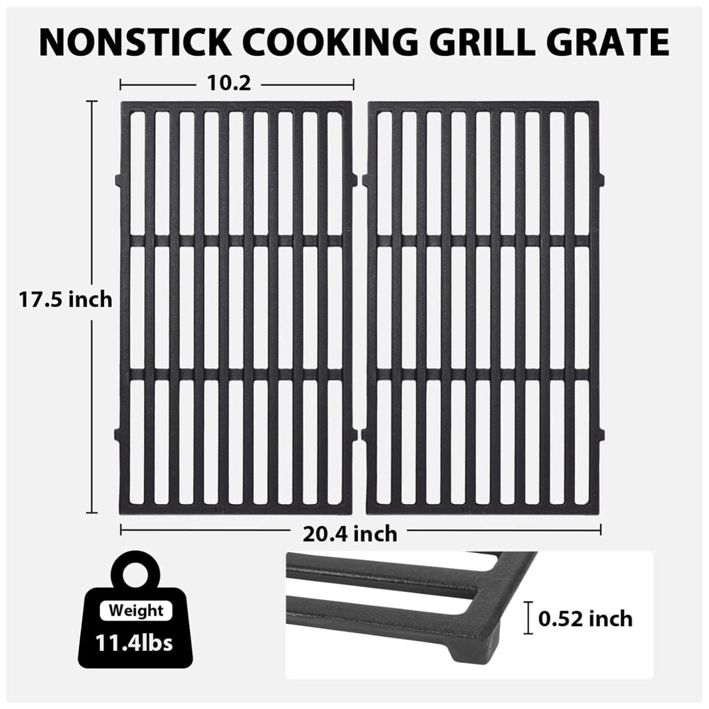 Upgrade Your Spirit 200 Grill with Cast Iron Grates