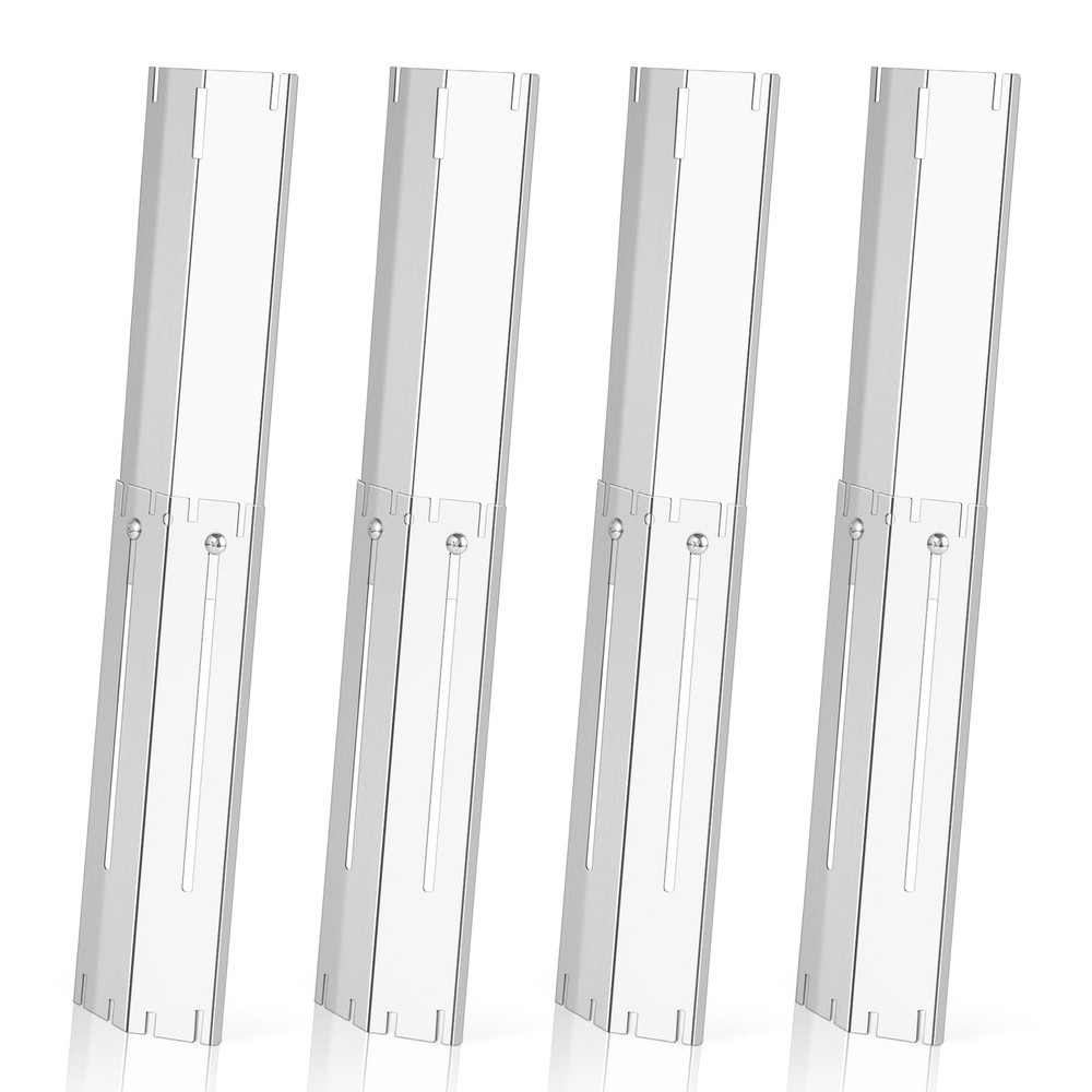 Universal Stainless Steel Adjustable Grill Heat Plates Heat Tents Heat Shield…