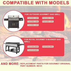 Heat Plate Replacement Parts for Select Outdoor Gourmet Gas Grill Models, for…