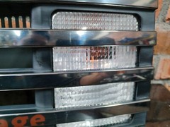 JDM Nissan Cube Z11 AUTECH Chrome Front Grill Grille Mask With Lamps Lights