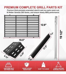 Grill Parts Kit for Weber Genesis 300 310 330 Genesis E330 E310 S310 S330 EP3…