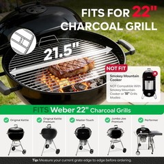 Weber Charcoal BBQ Grill Cooking Grate Plated Steel 22.5 in. Grills Replacement