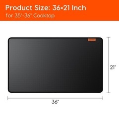 Fireproof Stove Top Covers for Electric Stove, Heat Resistant Glass Top Prote…
