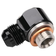 8AN Male Flare Banjo to M16x1.5 Stainless Steel Banjo Bolt 8AN to M16x1.5 Black