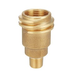 JINYI Propane Quick Connect Adapter, QCC1 Type 1 to 1/4 0.25 inches, Golden