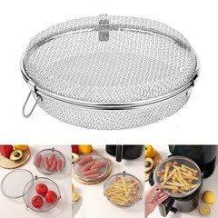 Stainless Steel Drying Rack with Spacious Basket and Quick Drain Design