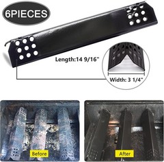 Set of 6 Flame Tamers For Nexgrill 720-0896B Grill