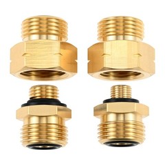 4Pcs Euro Gas Cylinder Connection Adapter Kit for Multiple Country Gas Bottles