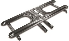 Universal Fit 19-Inch Stainless Steel Grill H Burner with Flexible Venturi Tubes