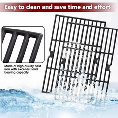 Cast Iron Grill Grate & Heat Plate for Dyna-Glo DGF350CSP DGC350CNP-D DGF350SNP