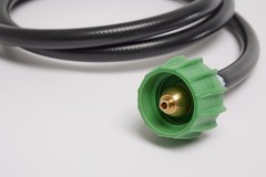 High-Pressure Propane Gas Hose & Adapter 5 Foot Hose for Grills Stoves Lanterns