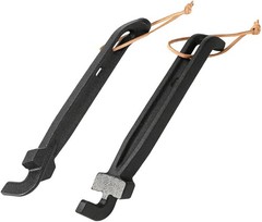 Cast Iron Grill Grate Lifter Tool 2 Pack 8 Inch Black Easy Safe BBQ Grate Remove