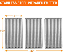 17 Inch Infrared Emitter Grates Replacement Parts for Charbroil Tru-Infrared Gas