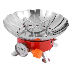 Outdoor Camping Stove Portable Stainless Steel Wind Resistant Compact Cooker