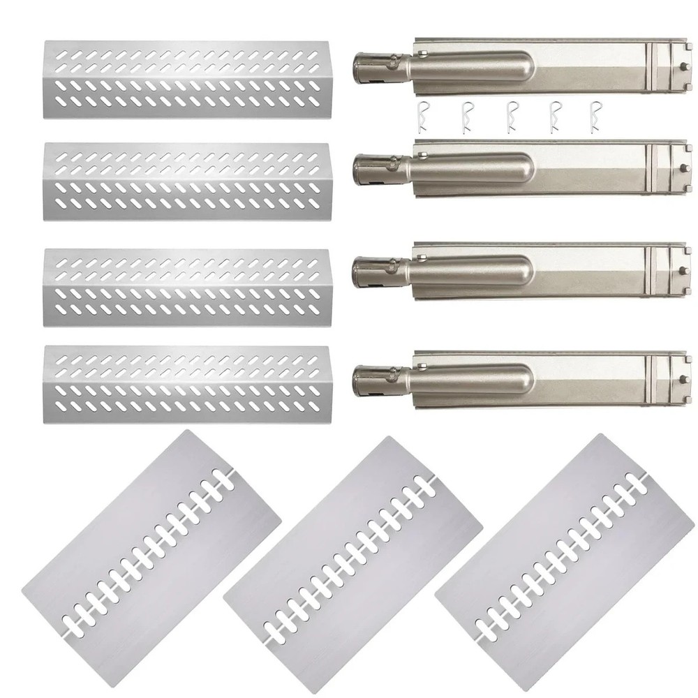 Gas Burners Flame Tamers Heat Plate Shield for Bull Grills 16516 16631 16520