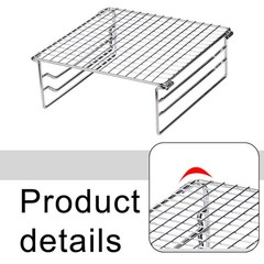 Folding BBQ Grill in Silver with Adjustable Height for Outdoor Gatherings