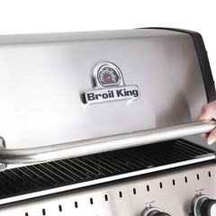 Broil King 18013 Large Replacement Lid Heat Indicator, Silver