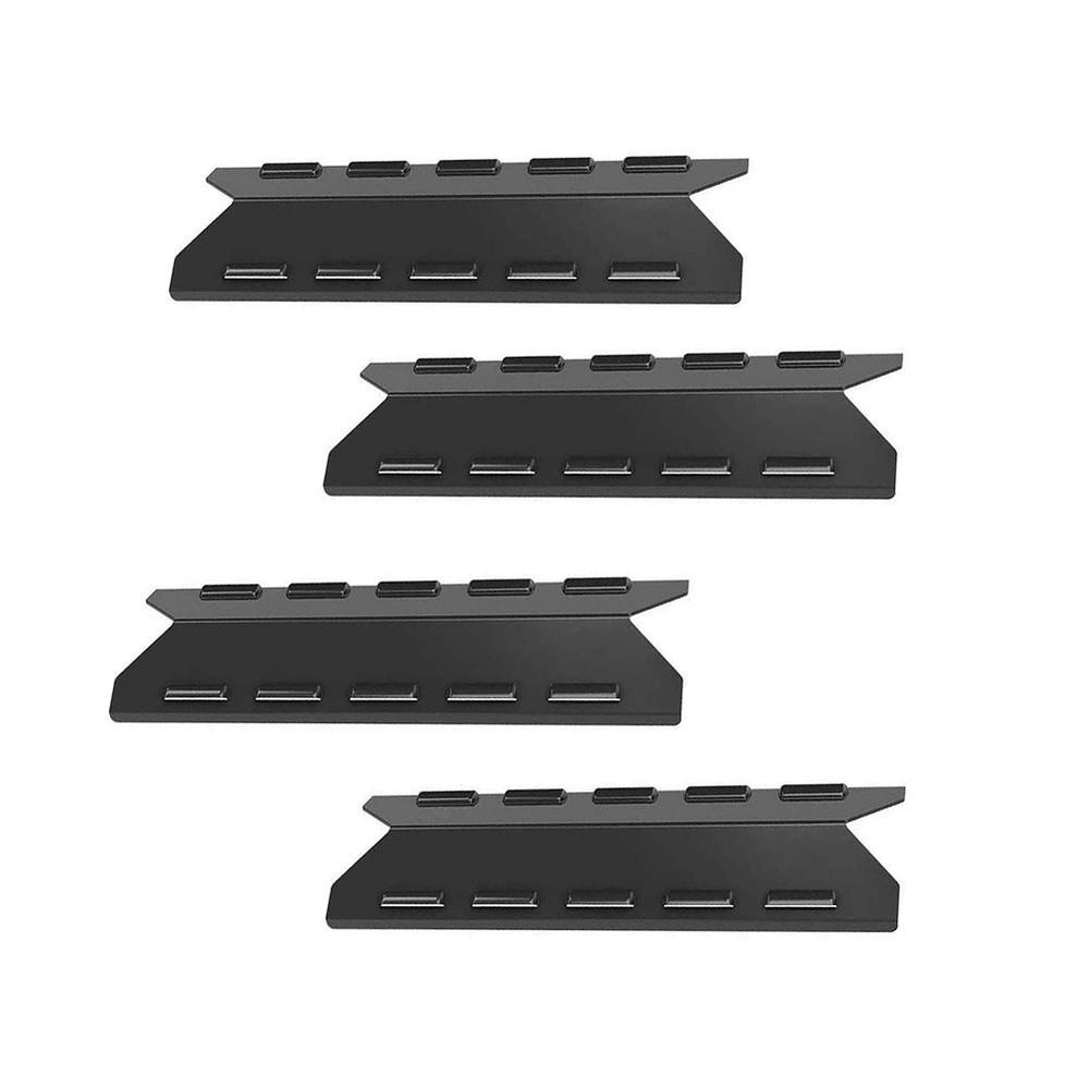 4 Enamel Heat Plates for Kenmore BBQ Grills Designed for Flame Protection