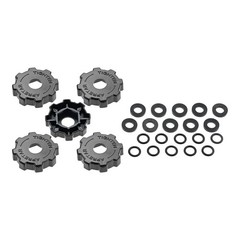 10x Propane Natural Gasket O-Ring w 5x Gas Tank Cylinder Connector Hand Wheel