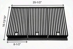 Broilmaster Cooking Grid Set,Matte Porcelain-Coated Cast Iron |16-13/16″ 25-1/2″