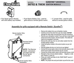 Surefire Electronic Ignition Module – Universal Fit for Grills, Compact Design