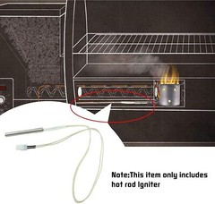 Fire Burn Pot Hot Rod Igniter Fuse Replacement for Traeger Pit Boss Pellet Grill