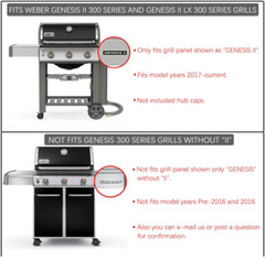 Replacement Parts for GS4 Genesis 2 Grill Grate Weber GS4 Genesis ii 300 & Ge…