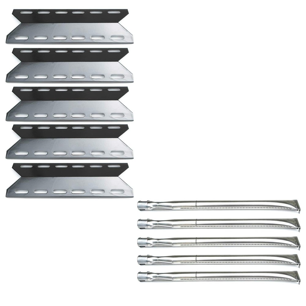 5 Stainless Steel Burner + Porcelain Steel Heat Plate for Charmglow 720-0234Nex