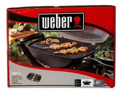Weber 7644 Cast Iron Cooking Grates Set for Q100 Q1000 Series Grill OPEN BOX NEW