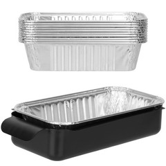 BBQ Future Grill Grease Pan for Charbroil Gas Black &Silver- CharBroil
