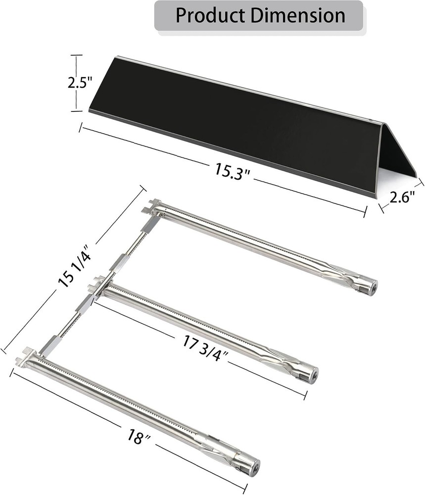 Replacement Parts for Weber Spirit II E310 E320 E330 S-310 S-320 S330 Gas Grill