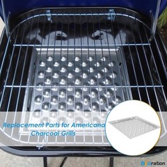 Replacement Ash Pan for Charcoal Grill – Fits Walk-A-Bout, Swinger, Sizzler, Tra