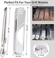 Grill Replacement Parts for Nexgrill 720 Drip Pan,Heat Tent,Burner & Ignitor