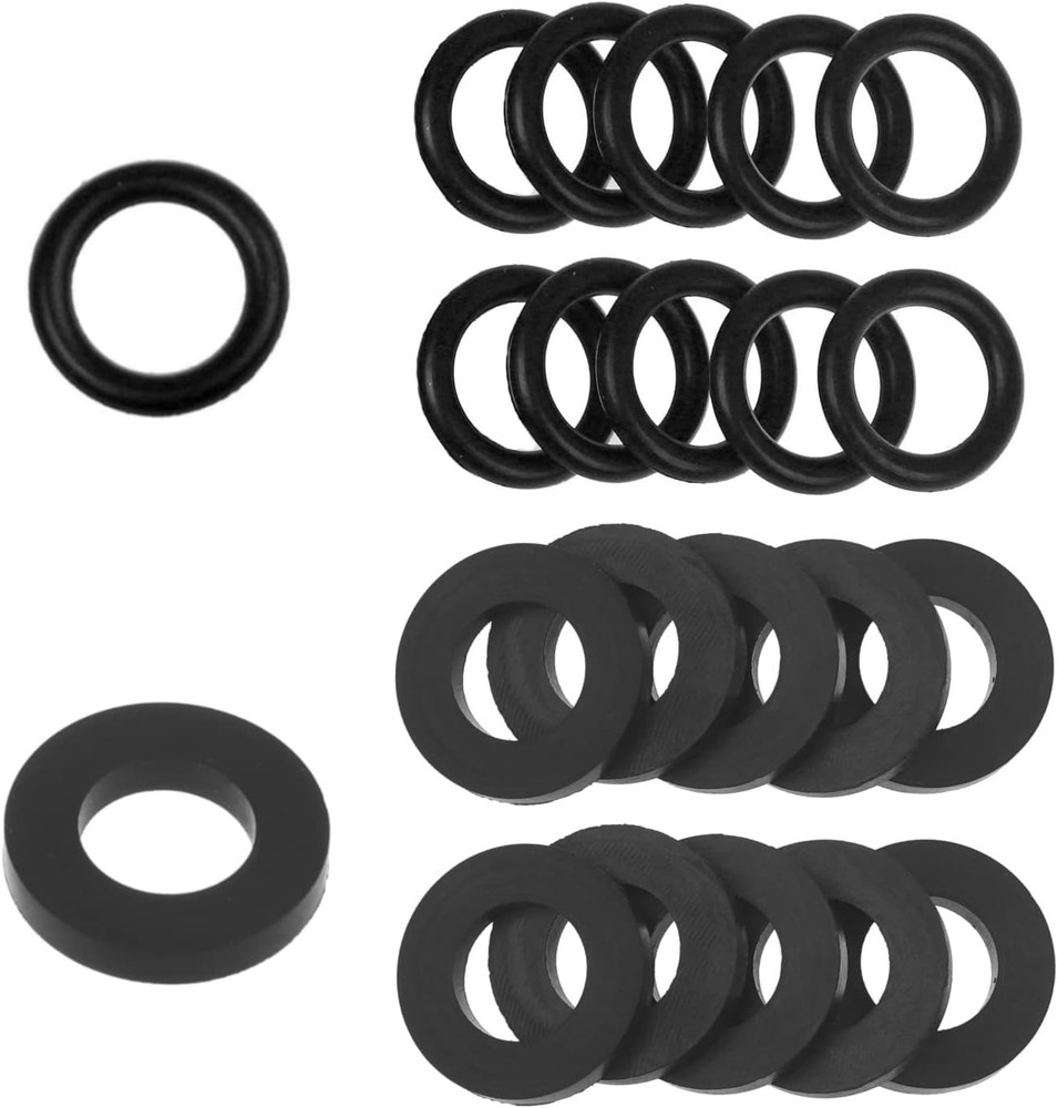 10Pcs Propane Tank Gasket and O-Rings O-Rings, black