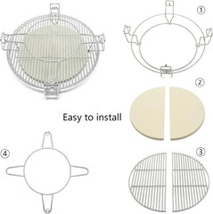 Flexible Grates & Heat Deflectors for Char-Griller Akorn
