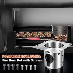 High-Quality Fire Burn Pot for Pit Boss 1150/1600 – Stainless Steel with Screws