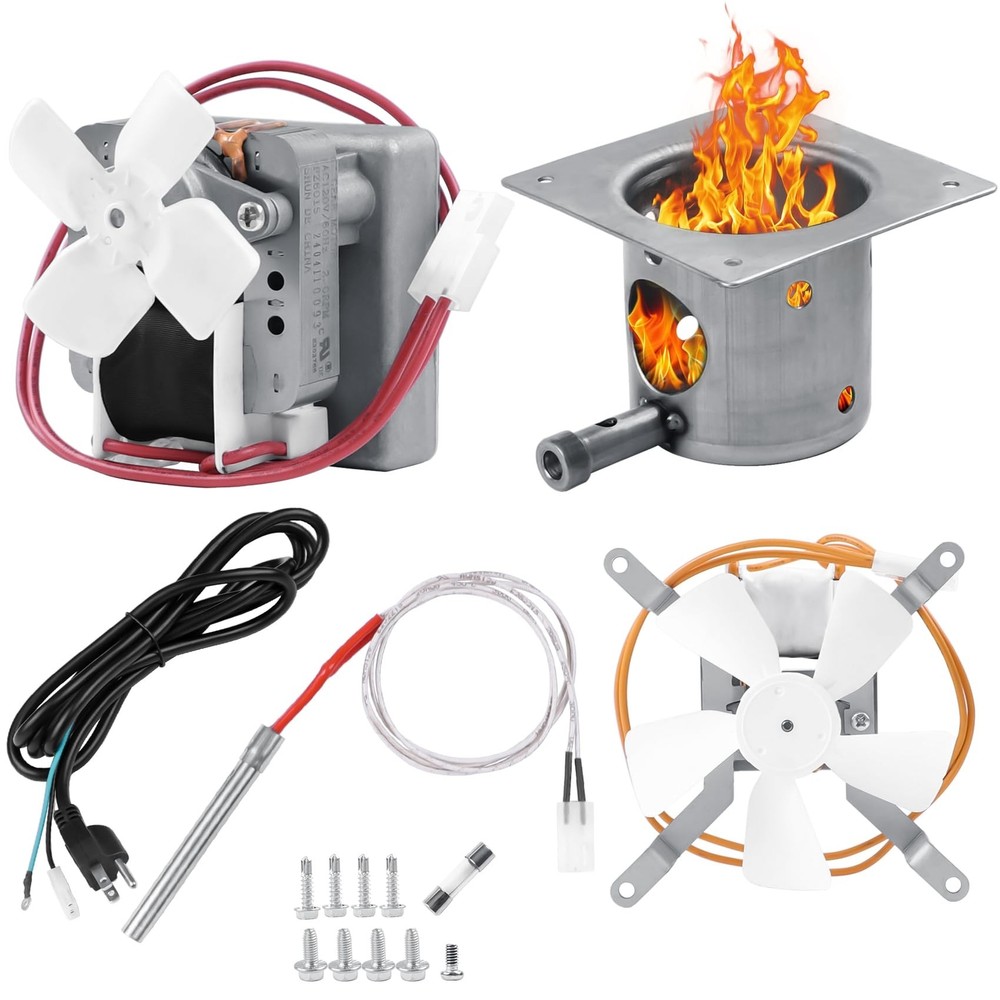 Upgraded Grill Replacement Parts Kit, 2.0RPM Auger Motor, Fire Burn Pot, Hot …