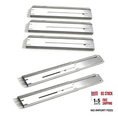 Upgraded Universal Adjustable Grill Parts, Heat Plate Stainless Steel 5 P