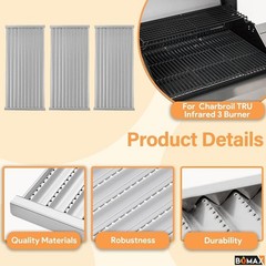 Infrared Grill Grate & Emitter Charbroil TRU 3 Burner 463355220 463342420 17″