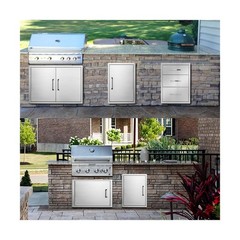 Outdoor Kitchen Door, 30″ W21 H Outdoor Kitchen Access Door, Stainless Steel …