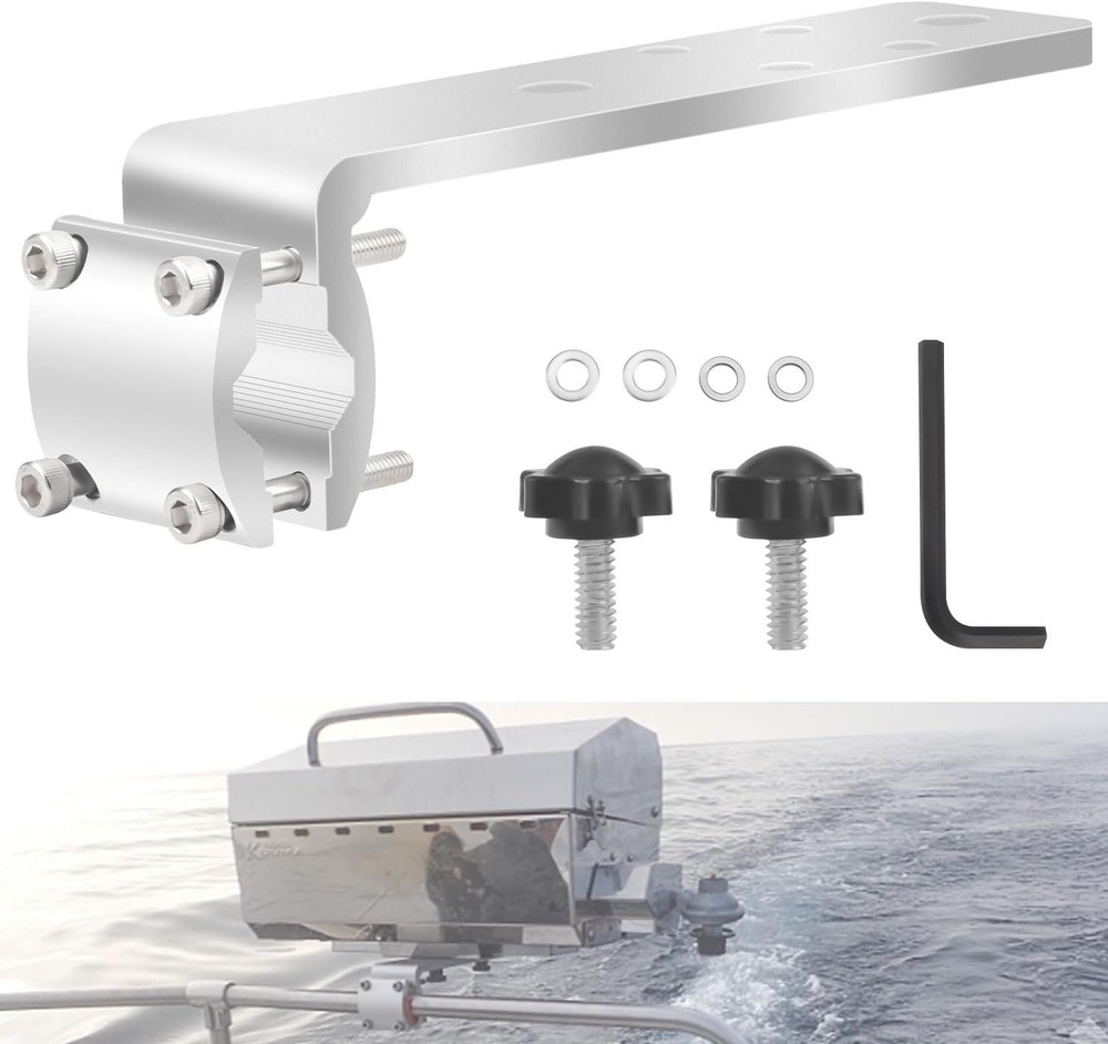 58182 Stow N’ Go Grill Rail Mount Bracket for Any Kuuma Stow N’ Go BBQ Grill, Fi