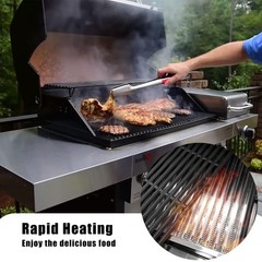 17″ Emitter Plates for 3-Burner Gas Grills, Compatible with Charbroil Models, In