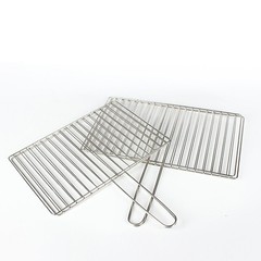 Outdoor Barbecue Grill Basket for Fish For Meat and Shrimp with Locking Handle