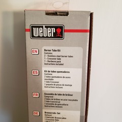 Weber 2-Burner Propane Gas Grill with Replacement Tube Set #7507
