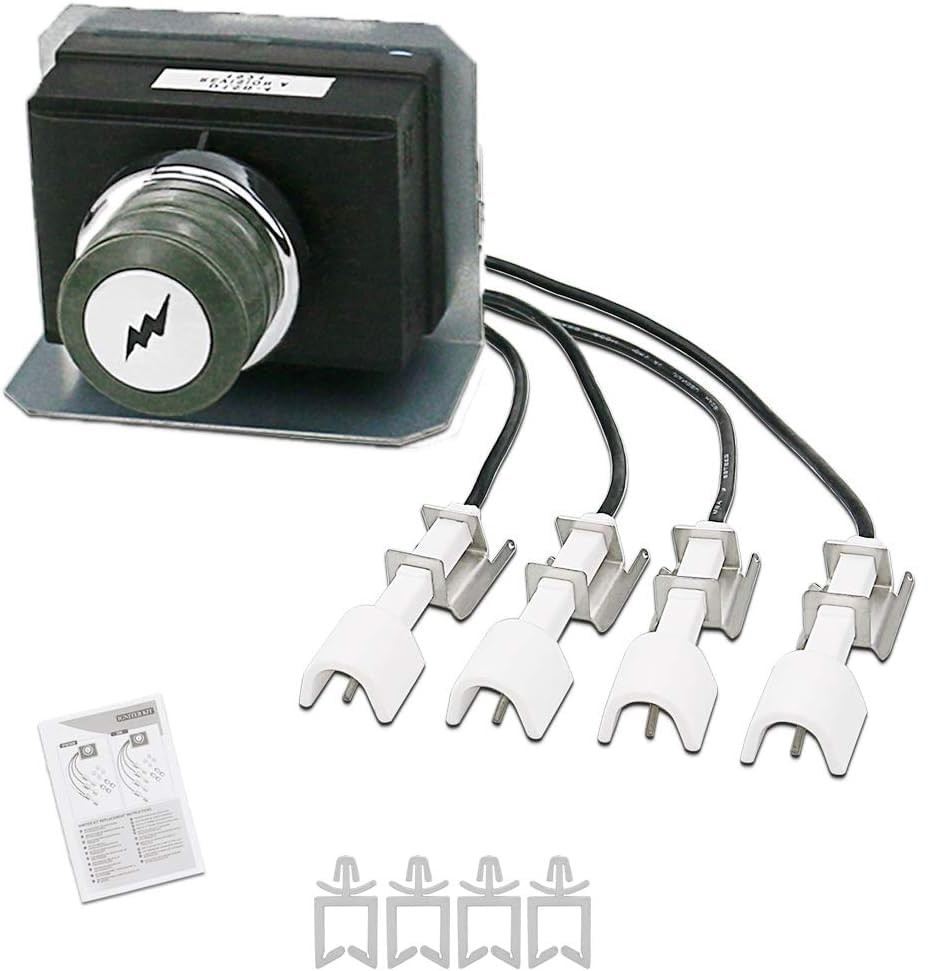 7629 Igniter Kit Replacement for Weber Genesis E/S-330 with Front Mounted Con…
