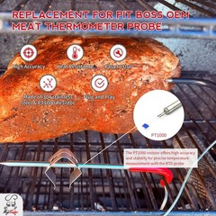 Meatender 2-Pack Replacement Meat Temperature Probe Kit Compatible with…